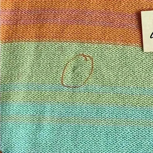 Freshman 1996 Multi-Colored Striped Hoodie Cropped Sweater size Medium NEW - Picture 8 of 8